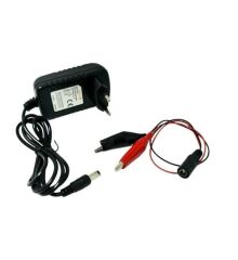 DC 12V 1A Priz Tipi Adaptör Soketli Krokodilli Öğrenci Deneylerine Uygun Güç Besleme Cihazı