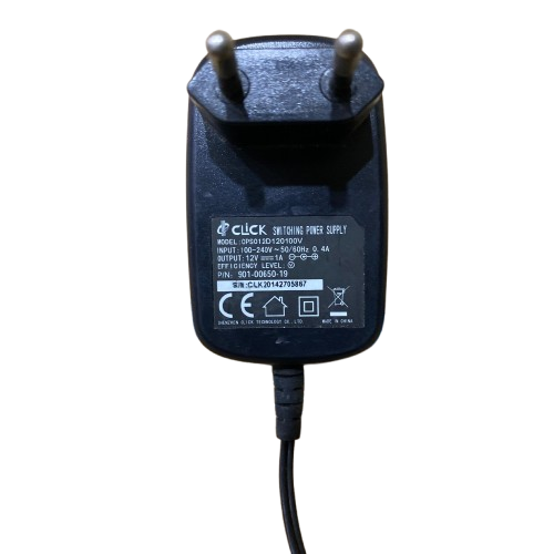 Click 12V 1A Modem ve Arduino Uyumlu Plastik Kasa Priz Tipi Adaptör CPS012D120100V