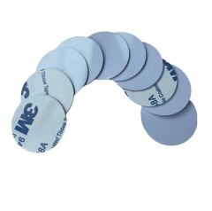 125kHz 25mm Çapında Madeni Para RFID Sticker Yapışkanlı Etiket EM4100 Salt Okunur - 10 Adet