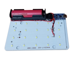 Şarjlı Yüksek Işık Lamba Aydınlatma El Feneri Öğrenci Deney Devresi