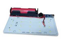 Şarjlı Yüksek Işık Lamba Aydınlatma El Feneri Öğrenci Deney Devresi