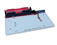 Şarjlı Yüksek Işık Lamba Aydınlatma El Feneri Öğrenci Deney Devresi