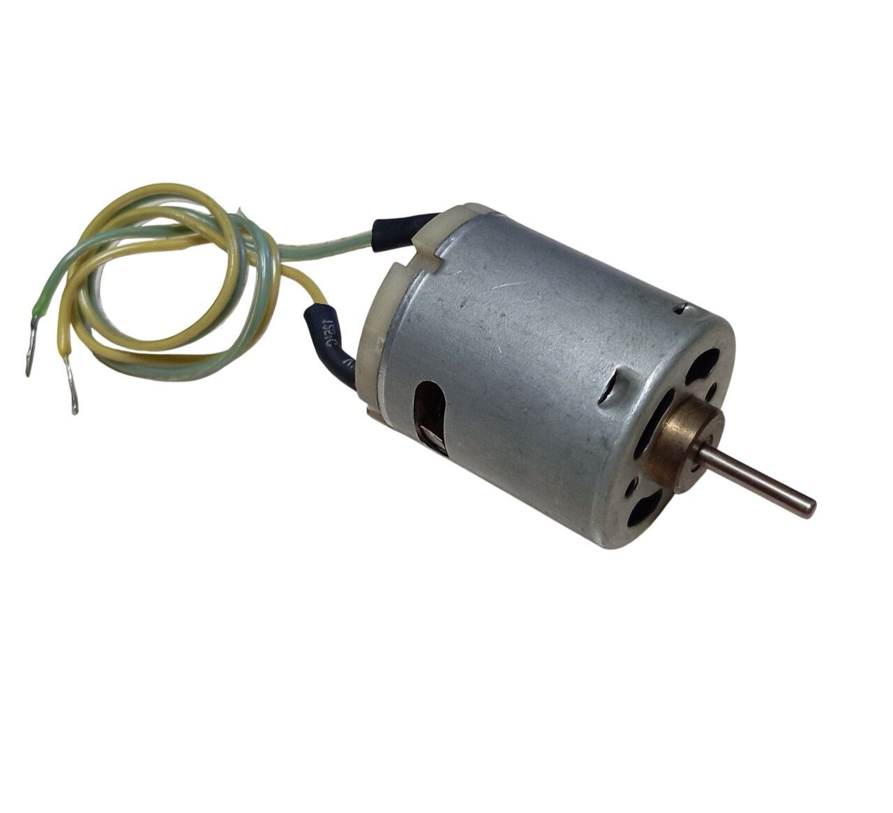 30cm Kablo Lehimli 12V DC Motor Hobi Oyuncak Elektrik Deney Motoru