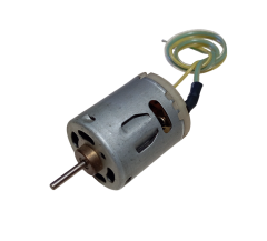 30cm Kablo Lehimli 12V DC Motor Hobi Oyuncak Elektrik Deney Motoru