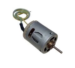 30cm Kablo Lehimli 12V DC Motor Hobi Oyuncak Elektrik Deney Motoru