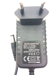 12V 1A Modem ve Arduino Uyumlu Plastik Kasa Priz Tipi Adaptör HJ-120100E