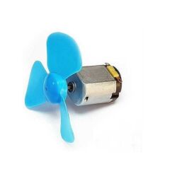 10 Adet Öğrenci Elektrik DC 3V Deney Motoru  ve 10 Adet Deney Motoru Pervanesi