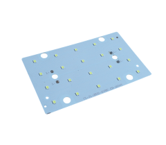 DC 3V SMD 20 Ledli Yüksek Beyaz Işık Aydınlatma Lamba Paneli 68x115mm Okul Elektrik Deneyi