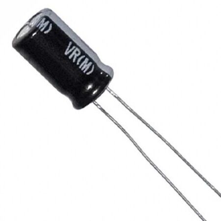 220uF 16V Elektrolitik Kondansatör 6.3x12mm - 10 Adet