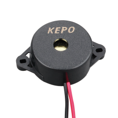 KPI-G2210L DC 3-30V Devreli 22mm Kulaklı Piezo Buzzer Siyah 15mA 88dB