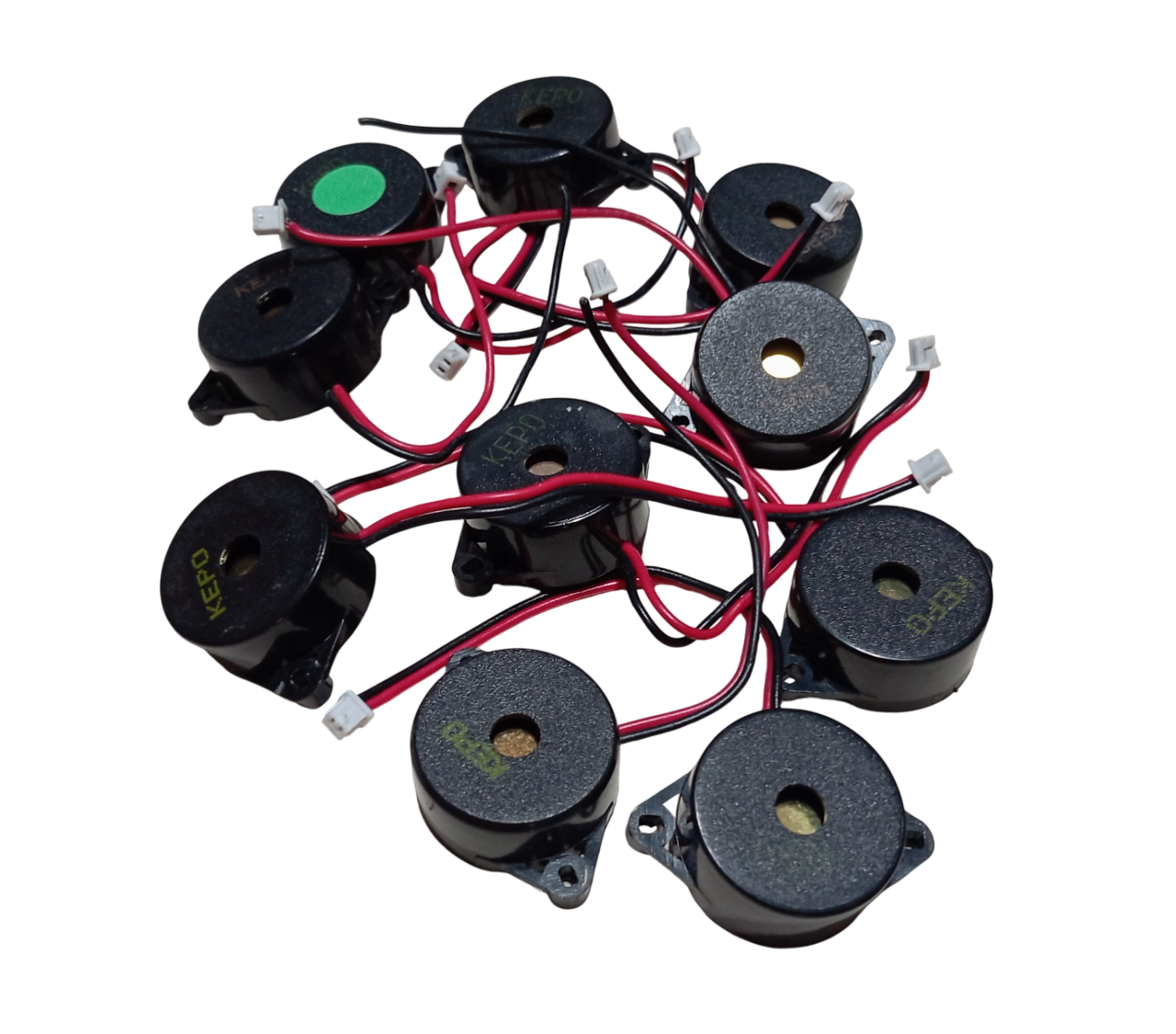 10 Adet KPI-G2210L DC 3-30V Devreli 22mm Kulaklı Piezo Buzzer Siyah 15mA 88dB