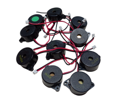 10 Adet KPI-G2210L DC 3-30V Devreli 22mm Kulaklı Piezo Buzzer Siyah 15mA 88dB