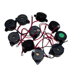 10 Adet KPI-G2210L DC 3-30V Devreli 22mm Kulaklı Piezo Buzzer Siyah 15mA 88dB