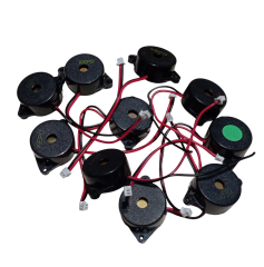 10 Adet KPI-G2210L DC 3-30V Devreli 22mm Kulaklı Piezo Buzzer Siyah 15mA 88dB