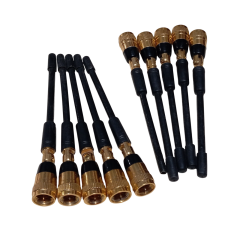 10 Adet Wifi Anten Kablosuz 2.4Ghz SMA Erkek 11cm 2dbi 150Mbps (Somun Yeri Dış Çap 12mm, İç Çap 9mm)