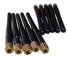 10 adet 2.4Ghz SMA Erkek Pin 3dBi 11cm Kablosuz Wifi Ses Video Alıcı Anteni