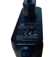 Mass Power 12V 1A Modem ve Arduino Uyumlu Plastik Kasa Priz Tipi Adaptör PEA-120100VE