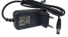 12V 1A Modem ve Arduino Uyumlu Plastik Kasa Priz Tipi Adaptör PAT09-1210