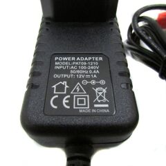 12V 1A Modem ve Arduino Uyumlu Plastik Kasa Priz Tipi Adaptör PAT09-1210