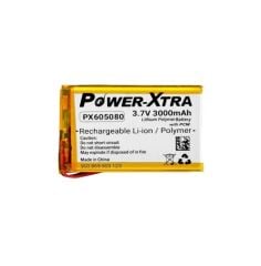 Power-Xtra PX605080 3.7V 3000 mAh Lithium Polymer Batarya Li-Po Pil