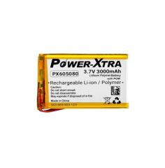 Power-Xtra PX605080 3.7V 3000 mAh Lithium Polymer Batarya Li-Po Pil