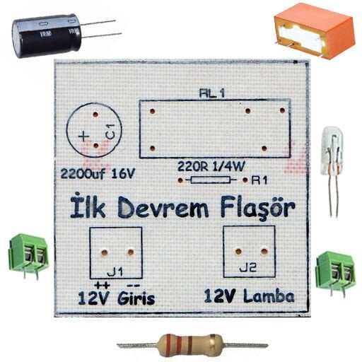 İlk Devrem Flaşör - Kendin Yap Kiti
