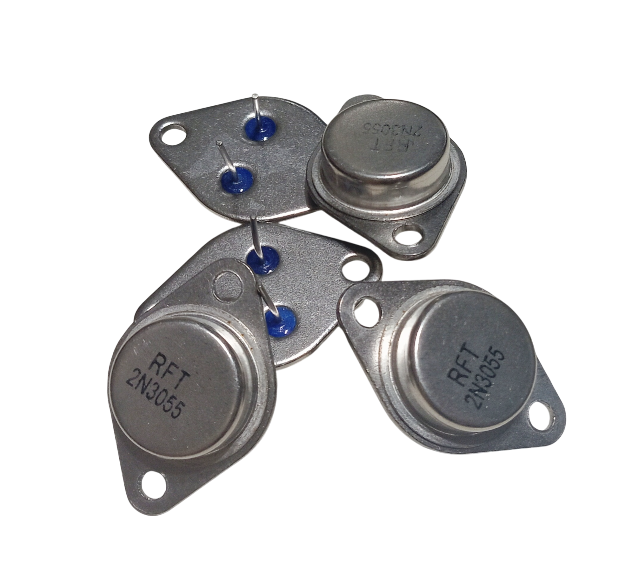 5 Adet RFT 2N3055 Transistör NPN TO-3 60V 15A
