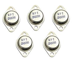 5 Adet RFT 2N3055 Transistör NPN TO-3 60V 15A