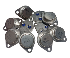10 Adet RFT 2N3055 Transistör NPN TO-3 60V 15A