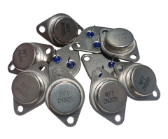 10 Adet RFT 2N3055 Transistör NPN TO-3 60V 15A