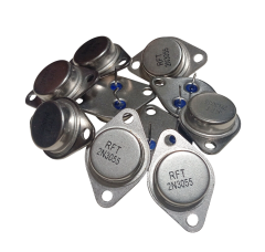 10 Adet RFT 2N3055 Transistör NPN TO-3 60V 15A