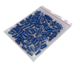 100 Adet 10uF 50V Elektrolitik Kondansatör 5x11mm - Kısa Bacaklı