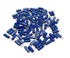 100 Adet 10uF 50V Elektrolitik Kondansatör 5x11mm - Kısa Bacaklı