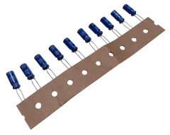10 Adet 10uF 50V Elektrolitik Kondansatör 5x11mm