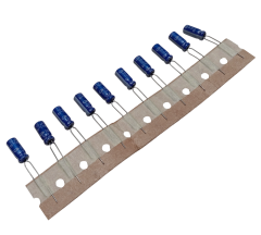10 Adet 10uF 50V Elektrolitik Kondansatör 5x11mm