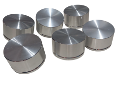 6 Adet Alüminyum Ses Kontrol Pot Başlığı 44x24mm Gümüş 6mm D Tip ve Tırtıl Mile Uygun