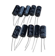 10 Adet 6.8uF 400V Elektrolitik Kondansatör 10x20mm