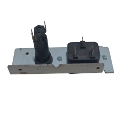 2 Adet Topraklı AC Power Soketi Erkek Kulaklı 220V ve Sigorta Yuvası Modülü