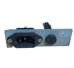 2 Adet Topraklı AC Power Soketi Erkek Kulaklı 220V ve Sigorta Yuvası Modülü