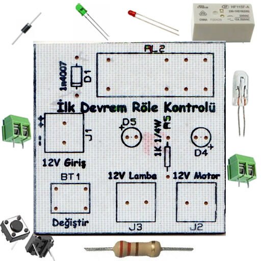 İlk Devrem Röle Kontrolü - Kendin Yap Kiti