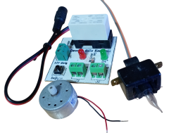 İlk Devrem Adaptörlü Motorlu Lambalı Röle Kontrol Devresi - Monteli