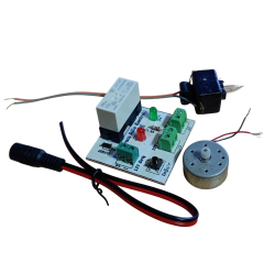 İlk Devrem Adaptörlü Motorlu Lambalı Röle Kontrol Devresi - Monteli