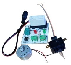 İlk Devrem Adaptörlü Motorlu Lambalı Röle Kontrol Devresi - Monteli