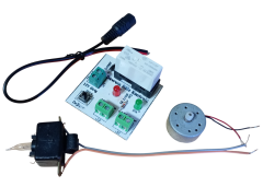 İlk Devrem Adaptörlü Motorlu Lambalı Röle Kontrol Devresi - Monteli