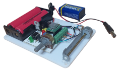 Step Motor Hız Yön Kontrol Pilli Öğrenci Deney Devresi