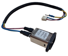 Schaffner FN9222R-3-06 IEC Konnektör 30cm Kablo Soketli Güç Giriş EMI Filtresi Modülü 3A 250VAC 50/60Hz