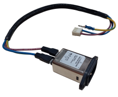 Schaffner FN9222R-3-06 IEC Konnektör 30cm Kablo Soketli Güç Giriş EMI Filtresi Modülü 3A 250VAC 50/60Hz