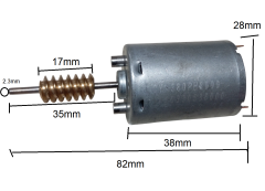 CY-380PH8000 DC 12V 8000Rpm (Çap 28mm) CY-380 Yüksek Hızlı Model Araç Tekne Motoru
