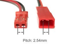 JST-RCY Lipo Pil Batarya Güç Konnektörü - Erkek