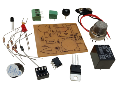 DC 9-12V MQ-4 Gaz Sensörü Kendin Yap Hobi Devresi DIY Lehimleme Kiti - Demonte(Montesiz)